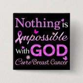 神は何も不可能ではない 缶バッジ (正面)