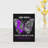 神は信仰を希望する愛ハイマーハイマー認識度Gif カード (黄色い花)