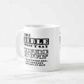 神は全てを計画しておられる コーヒーマグカップ (正面左)