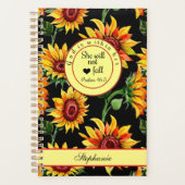 神は内に在りてひまわりは秋 プランナー手帳 (正面)