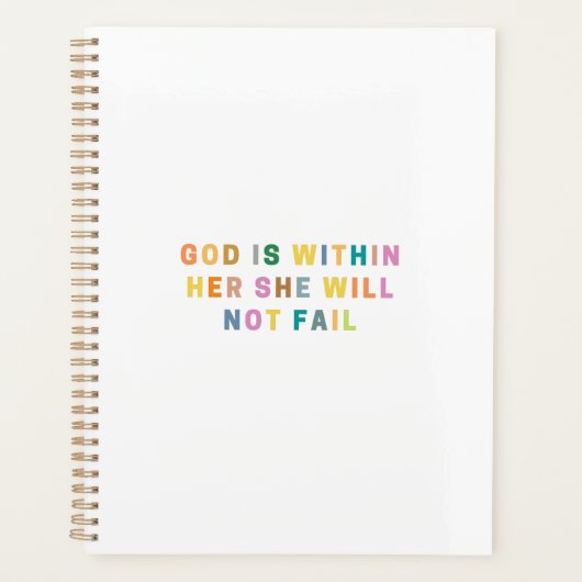 神は内に在りて彼女は必ず失敗する プランナー手帳 (正面)