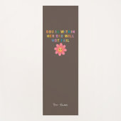 神は内に在りて彼女は必ず失敗する ヨガマット (正面)