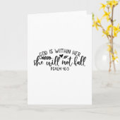 神は内に在りて彼女は秋 カード (黄色い花)