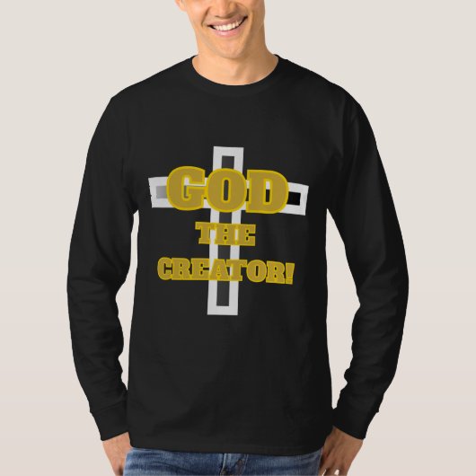 神は創造主! Tシャツ (正面)