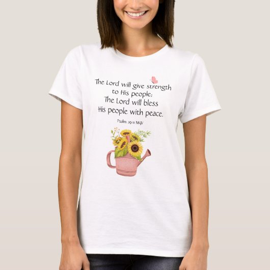神は力をお与えになる Tシャツ (正面)