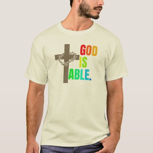神は可能である。 Tシャツ (正面)