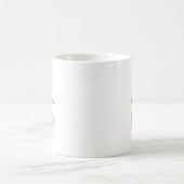 神は名パーソナライズされた前 コーヒーマグカップ (中央)