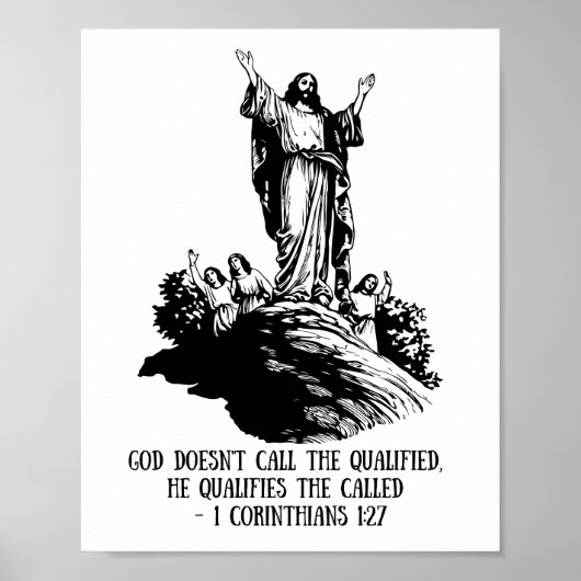 神は呼ばれるコリント人を資格とする ポスター (正面)