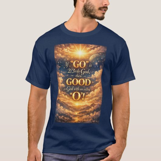 神は善い方 Tシャツ (正面)