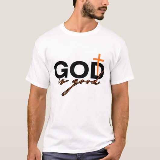 神は善い Tシャツ (正面)