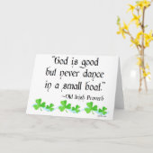 神は善し カード (黄色い花)