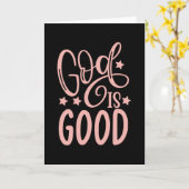 神は善なり カード (黄色い花)