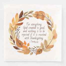 神は善を造られた | 感謝祭リース | ナチュラル