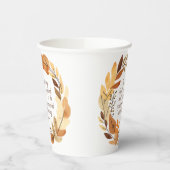 神は善を造られた | 感謝祭リース | ナチュラル 紙コップ (左)