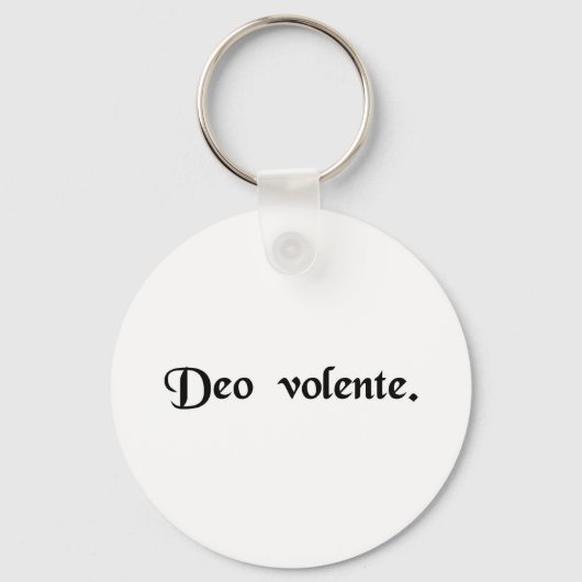 神は喜んで キーホルダー (正面)