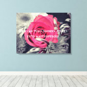 神は壊れた破片を最高傑作に キャンバスプリント (インサイチュ (ウッドフロア))