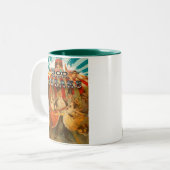 神は変種2を賛美します ツートーンマグカップ (正面左)