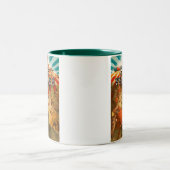 神は変種2を賛美します ツートーンマグカップ (中央)