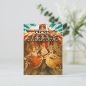 神は変種2を賛美します ポストカード (スタンド正面)