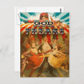 神は変種2を賛美します ポストカード (正面/裏面)