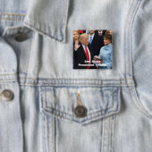 神は大統領を賛美しますTrump Button 缶バッジ (インサイチュ)