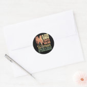 神は女性の男性を創造し、民主党員はすべての人を創造した ラウンドシール (封筒)