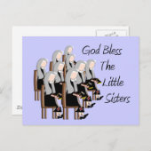 神は妹たちを祝福する ポストカード (正面/裏面)