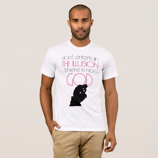 神は存在しない Tシャツ (正面フル)