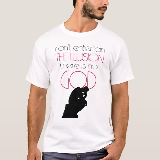 神は存在しない Tシャツ (正面)