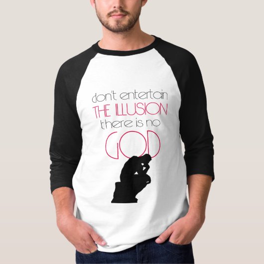 神は存在しない Tシャツ (正面)