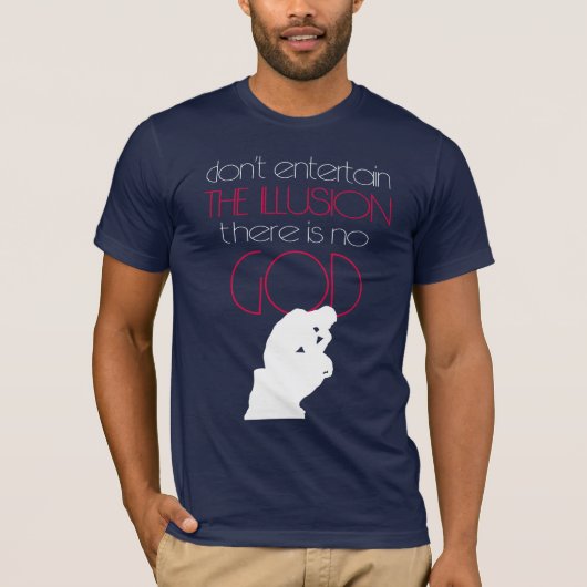 神は存在しない Tシャツ (正面)