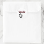 神は宗教を持たなかった！ – マハトマガンジー ラウンドシール (バッグ)