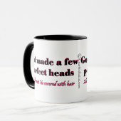 神は少数の完全な頭部を作りました マグカップ (正面左)