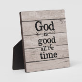 神は常にイーゼルの歯垢が良い フォトプラーク (正面)