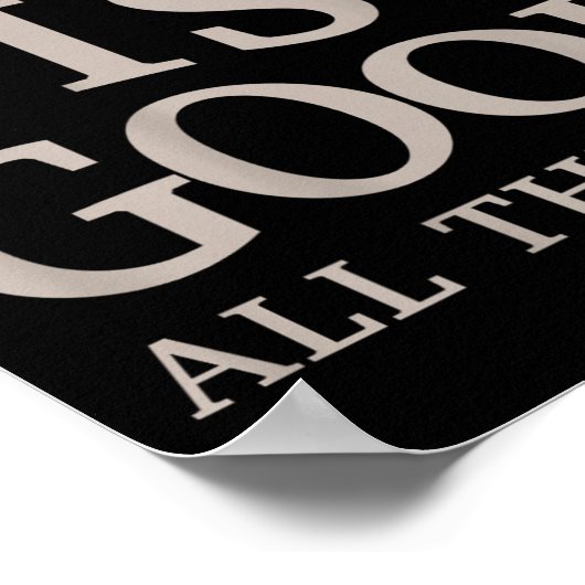 神は常にクリスチャンの男性の女10代のの子である ポスター (角)