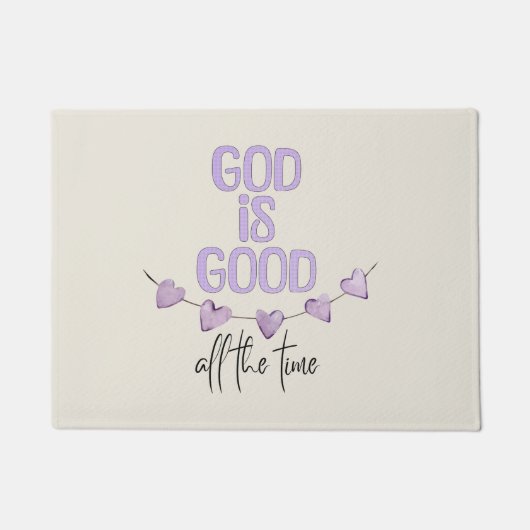 神は常に善し ドアマット (正面)