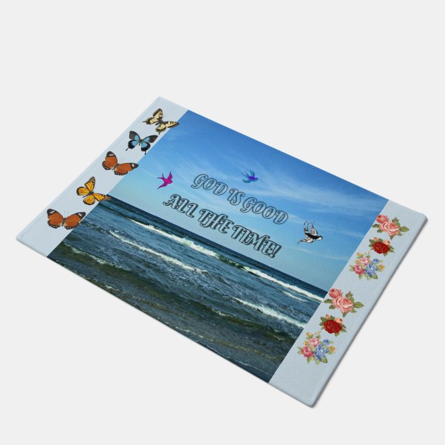 神は常に善し ドアマット (アングル)