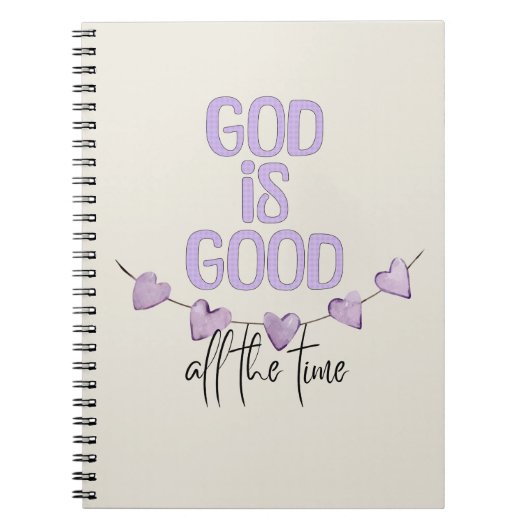 神は常に善し ノートブック (正面)