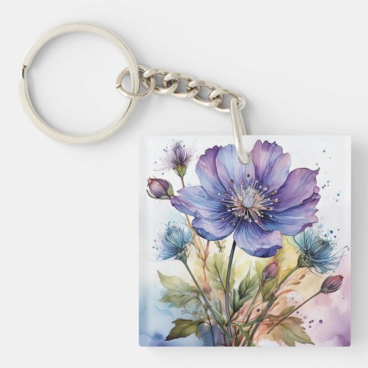 神は常に私とキーチェーン キーホルダー (正面)