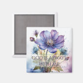 神は常に私の磁石と共にいる マグネット (正面/裏面)