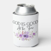 神は常に良いクリスチャンの引用文花 缶クーラー (缶正面)