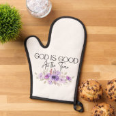 神は常に良いクリスチャンの引用文花 鍋つかみ (トップダウン)