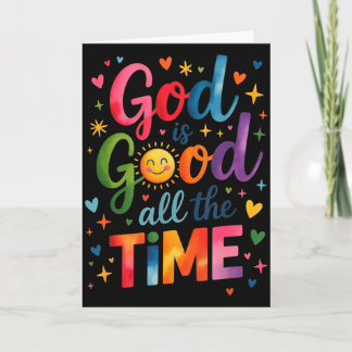 神は常に良い  イエス・キリスト  キリスト教徒よ カード