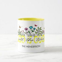 "神は常に良い"クリスチャン引用文 マグカップ