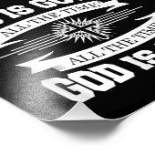 神は常に良い – クリスチャン フォトプリント            (角)