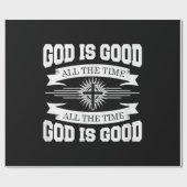 神は常に良い – クリスチャン ラッピングペーパー (フラット)