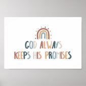 神は常保に約束プリント ポスター (正面)