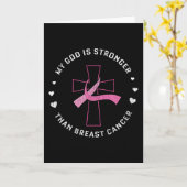 神は強い乳がん認識度 カード (黄色い花)