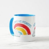 神は彼の約束のキリスト教のコーヒー・マグを保ちます マグカップ (正面左)