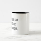 神は彼の頭脳の背部が…ほしいと思います ツートーンマグカップ (中央)